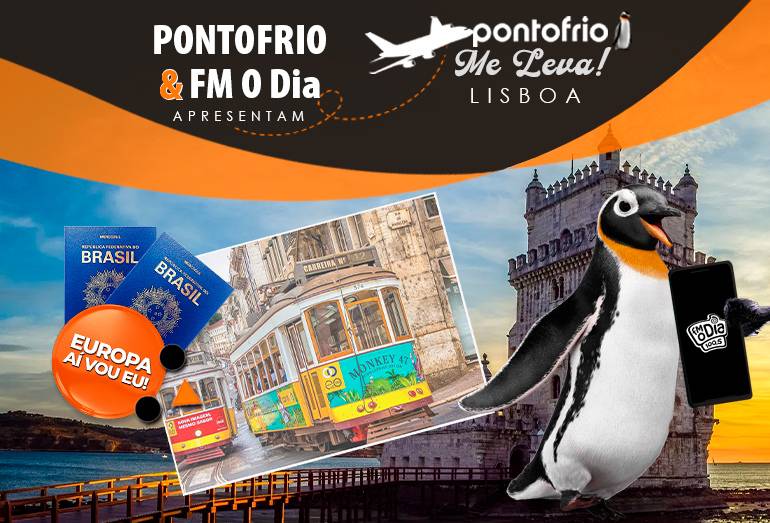 Pontofrio e FM O Dia lançam promoção de viagem para Lisboa; saiba como concorrer