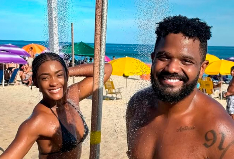 Arlindinho e Érika Januza esbanjam sintonia em post nas redes