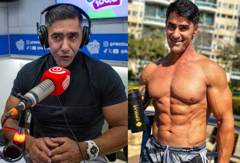 Fisiculturista Kincas quebra mitos na FM O Dia: “O shape vem do sono e da alimentação, não de hormônio”